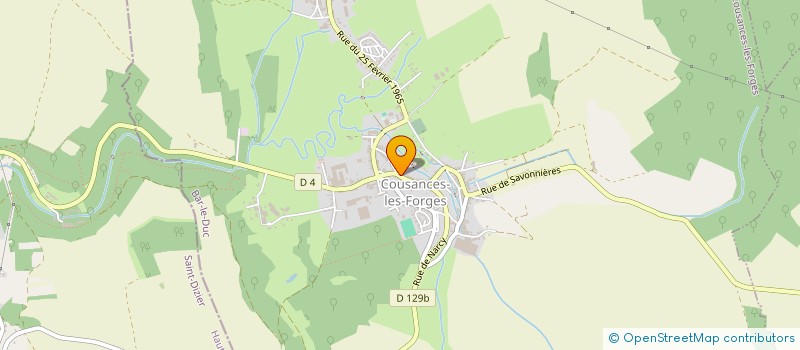 localisation de l'entreprise CAP'TIF à COUSANCES-LES-FORGES