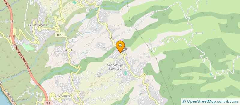 localisation de l'entreprise CAP'TIF 974  SAINT-LEU