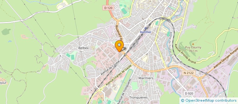 localisation de l'entreprise CAP TO LEARN à AURILLAC