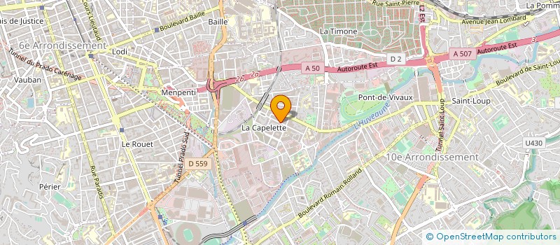 localisation de l'entreprise CAP TOITURES à MARSEILLE