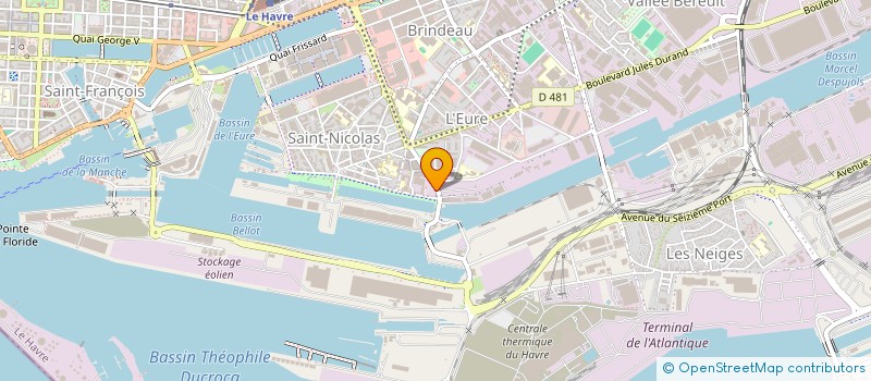 localisation de l'entreprise CAP TOULOUSAIN  LE HAVRE