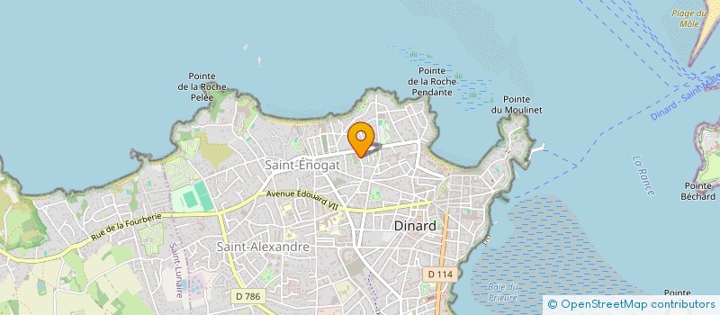 localisation de l'entreprise CAP TRANS 2  DINARD