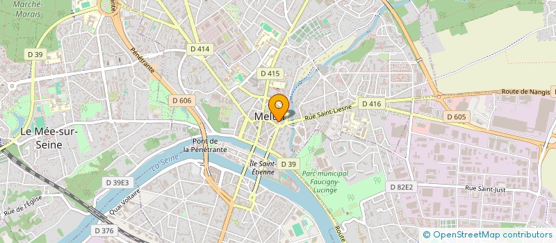 localisation de l'entreprise CAP TRANS PEREIRA à MELUN