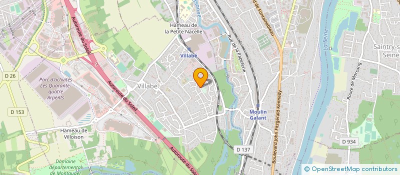 localisation de l'entreprise CAP TRANSPORTS  VILLABE