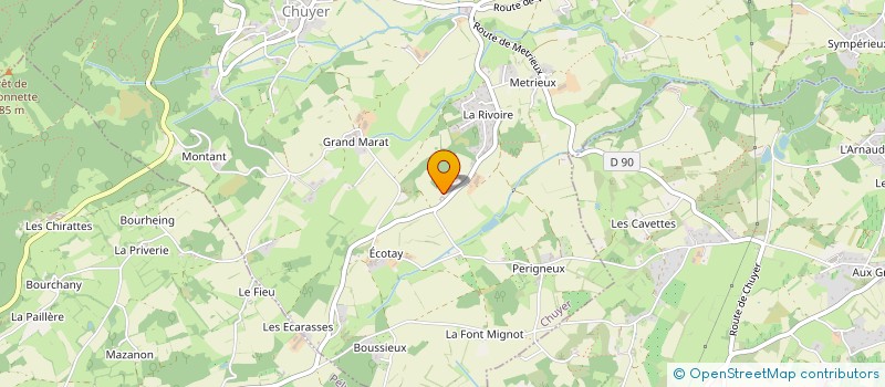 localisation de l'entreprise CAP TRAVAUX à CHUYER