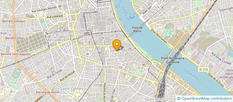 localisation de l'entreprise CAP ULYSSE à BORDEAUX