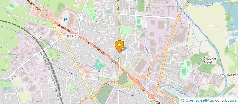 localisation de l'entreprise CAP UNION à ROANNE