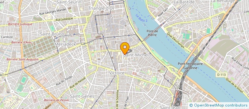 localisation de l'entreprise CAP URBAN AMENAGEMENT  BORDEAUX