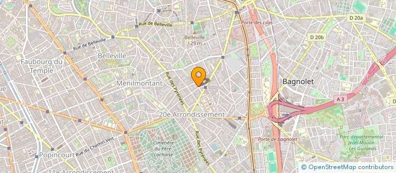 localisation de l'entreprise CAP V'HAIR COIFFURE  PARIS