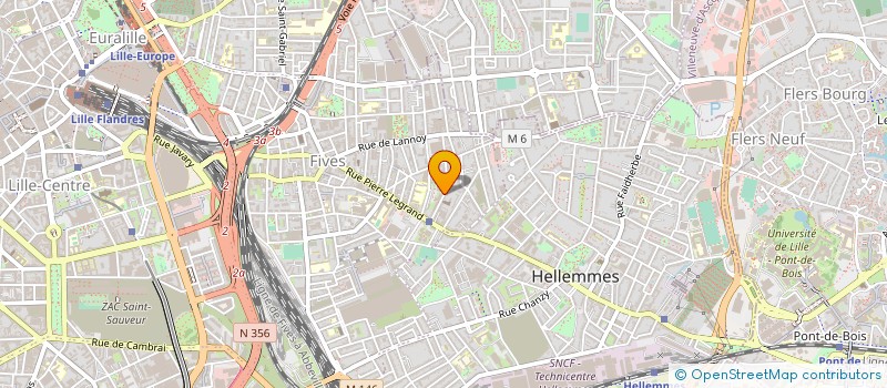 localisation de l'entreprise CAP VACANCES NORD à LILLE