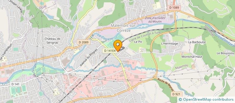 localisation de l'entreprise CAP'VEA  MALEMORT