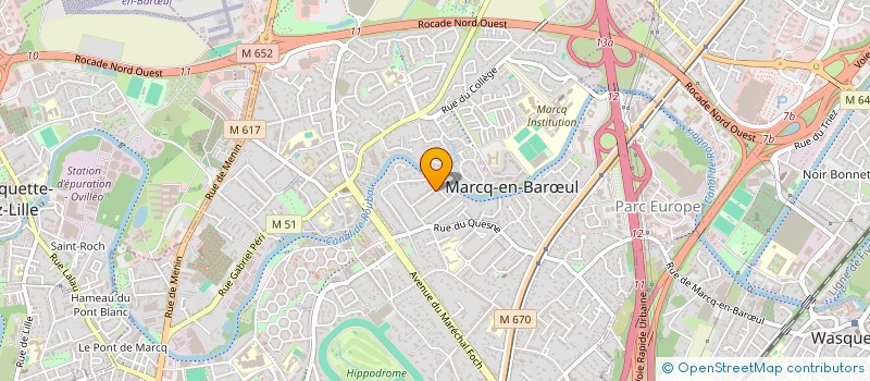localisation de l'entreprise CAP VENTE ! à MARCQ-EN-BARŒUL