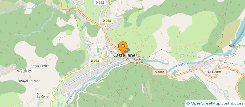 localisation de l'entreprise CAP'VERDON MONTAGNE ET PARTAGE à CASTELLANE