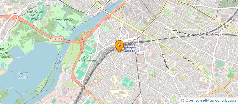 localisation de l'entreprise CAP VERS à ANGERS