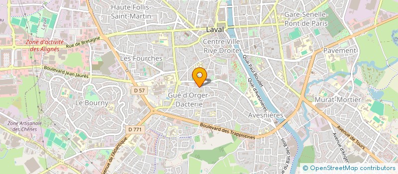 localisation de l'entreprise CAP VERS L'INCITATION AUX VOYAGES à LAVAL