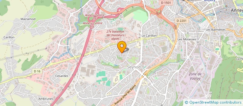 localisation de l'entreprise CAP VERS SCE VACANCES AAPEI ANNECY SES E à ANNECY