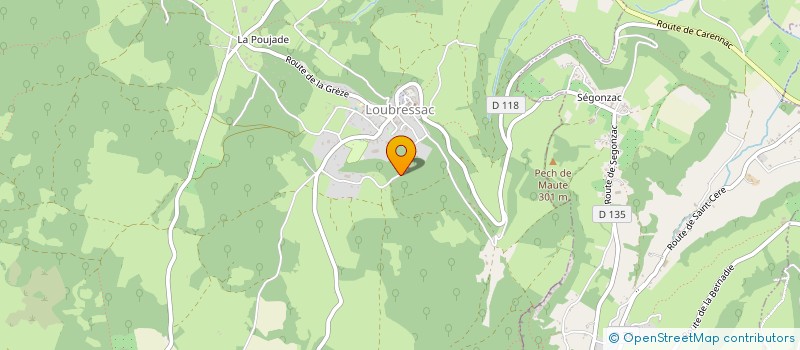 localisation de l'entreprise CAP VERS UNE VIE MEILLEURE  LOUBRESSAC