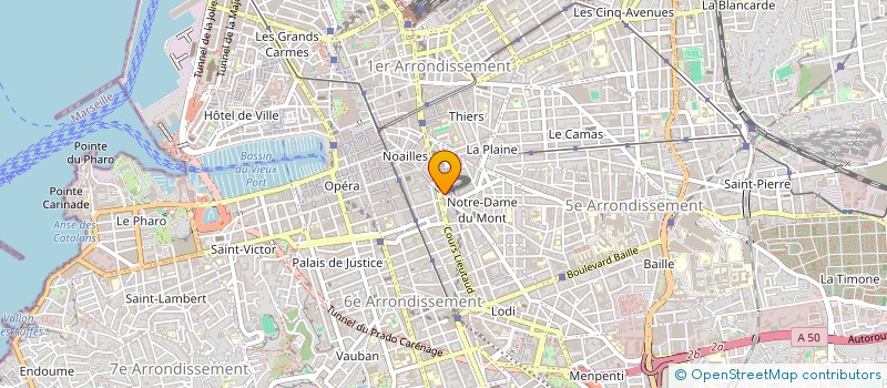 localisation de l'entreprise CAP VERT à MARSEILLE