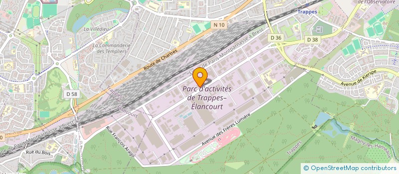 localisation de l'entreprise CAP VERT à TRAPPES