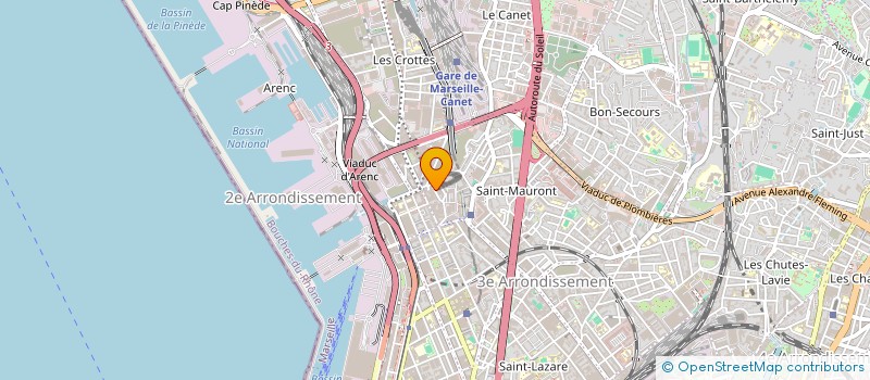 localisation de l'entreprise CAP VERT AVENIR à MARSEILLE