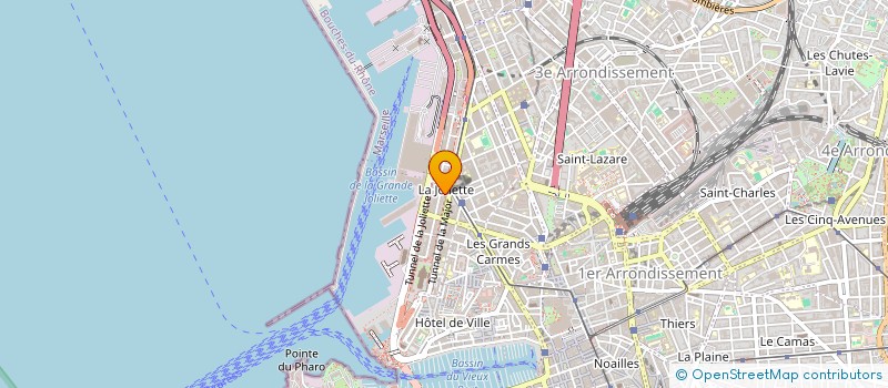 localisation de l'entreprise CAP VERT ENERGIE EXPLOITATION I2 à MARSEILLE