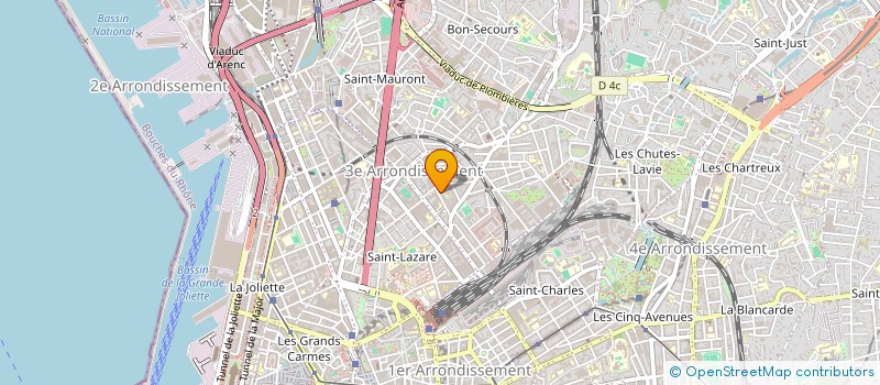 localisation de l'entreprise CAP VERT PEINTURE à MARSEILLE