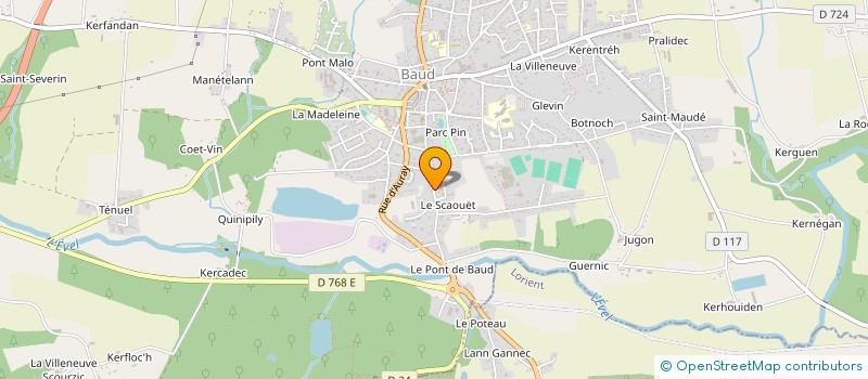 localisation de l'entreprise CAP VITALITE à BAUD