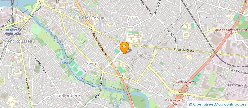 localisation de l'entreprise CAP WEST 2  NANTES
