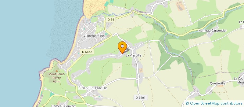 localisation de l'entreprise CAP WEST  SIOUVILLE-HAGUE