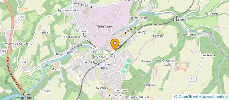 localisation de l'entreprise CAP2  PONT-DE-BUIS-LES-QUIMERCH