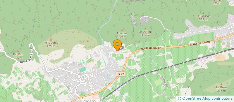 localisation de l'entreprise CAP2 JEFF  PUGET-VILLE