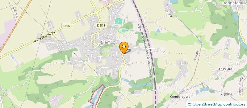 localisation de l'entreprise CAP29  DIEMOZ