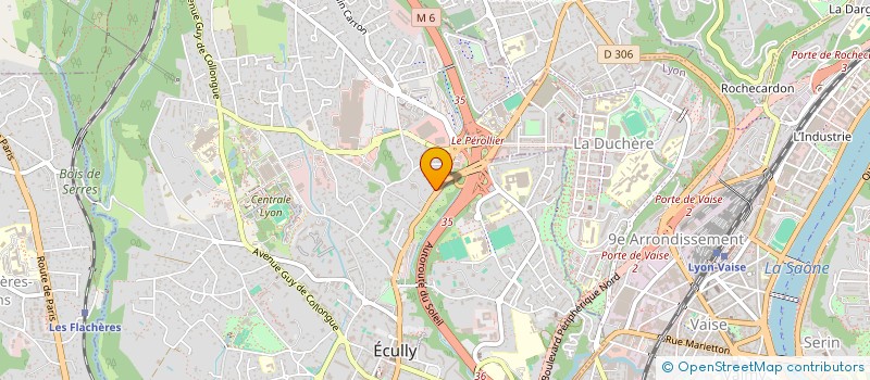 localisation de l'entreprise CAP2E SERVICES à ECULLY
