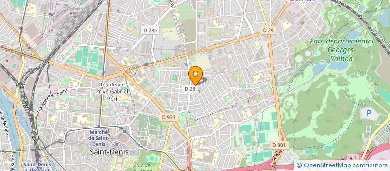 localisation de l'entreprise CAP2F à SAINT-DENIS