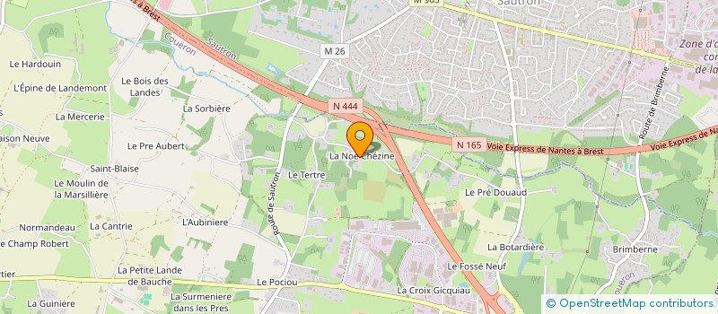localisation de l'entreprise CAP2H à COUERON