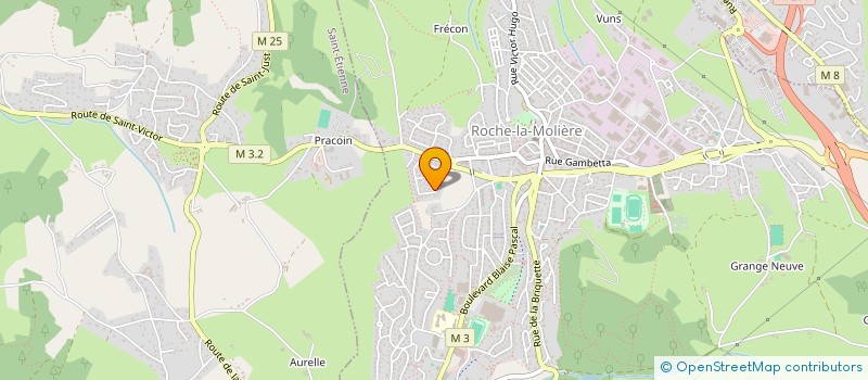 localisation de l'entreprise CAP2R à ROCHE-LA-MOLIERE