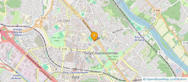 localisation de l'entreprise CAP2S CONSEIL  EVRY-COURCOURONNES