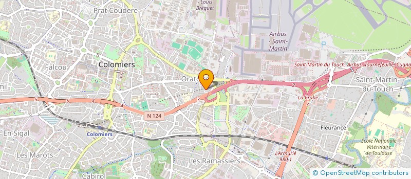 localisation de l'entreprise CAP2SECURITE à COLOMIERS