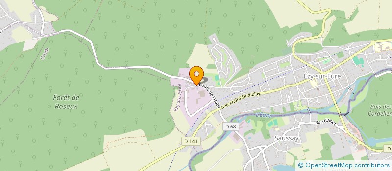 localisation de l'entreprise CAP2TECH à EZY-SUR-EURE