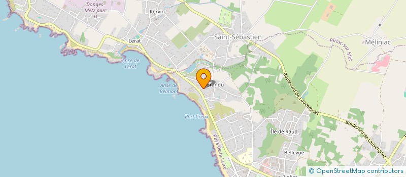 localisation de l'entreprise CAP44  LA TURBALLE