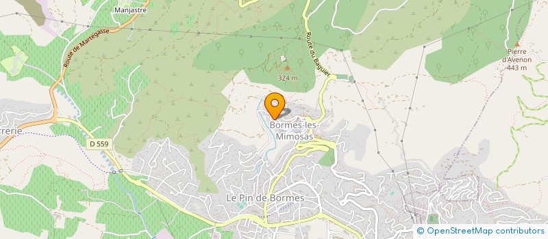 localisation de l'entreprise CAP83  BORMES-LES-MIMOSAS