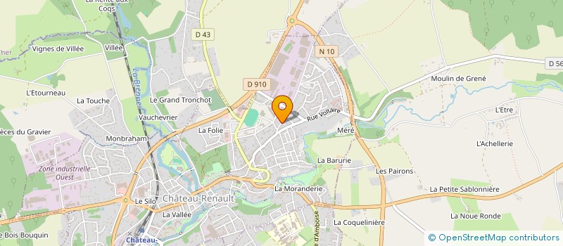localisation de l'entreprise CAPA à CHATEAU-RENAULT