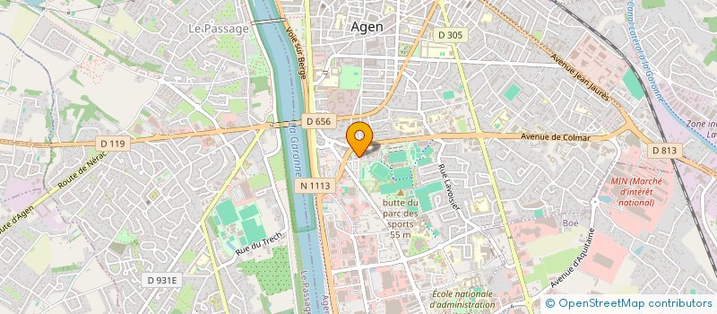 localisation de l'entreprise CAPA 47  AGEN