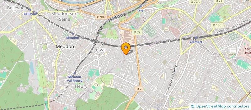 localisation de l'entreprise CAPA  CLAMART
