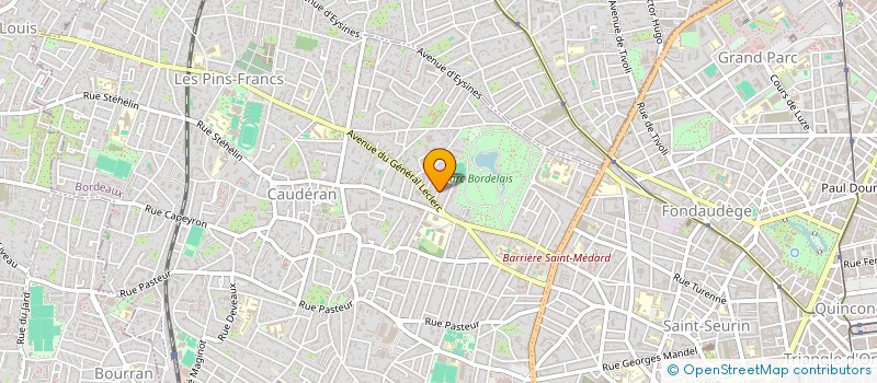 localisation de l'entreprise CAPA à BORDEAUX