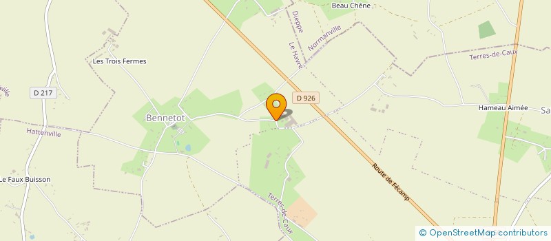 localisation de l'entreprise CAPA  TERRES-DE-CAUX