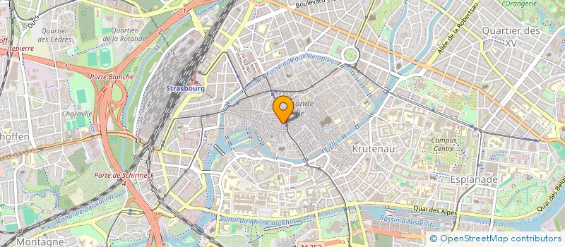 localisation de l'entreprise CAPA à STRASBOURG