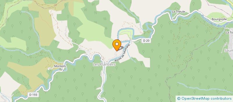 localisation de l'entreprise CAPA  LES PLANTIERS