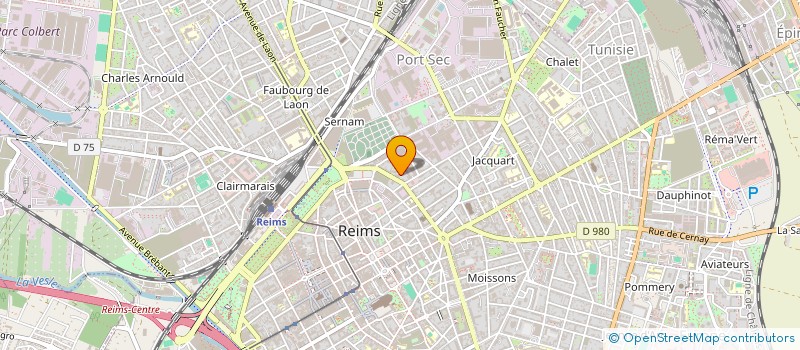 localisation de l'entreprise CAPA  REIMS