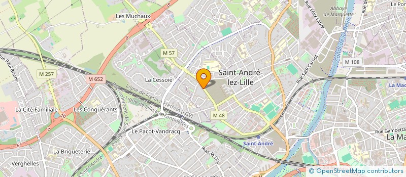 localisation de l'entreprise CAPA à SAINT-ANDRE-LEZ-LILLE
